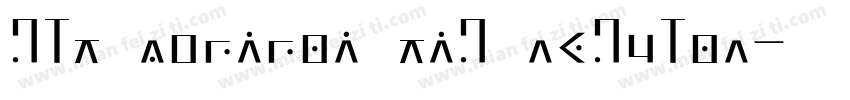 GLT Soninai Tig Regular字体转换